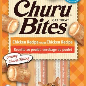 Inaba Churu Bites Chicken Wrap Cat Treats, Chicken, 6 ct (1.05 oz)