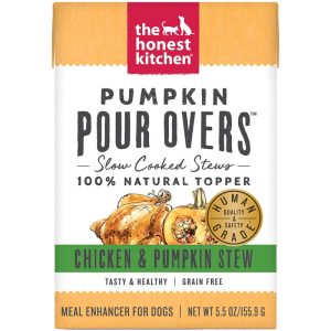 The Honest Kitchen Pour Overs Chicken & Pumpkin Topper, 5.5 oz (Case of 12)