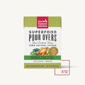 The Honest Kitchen Pour Overs Superfood Chicken Topper, 5.5 oz (Case of 12)