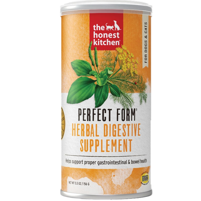 Honest Kitchen Perfect Form Herbal Digestive Supplement for Dogs & Cats, 3.2 oz