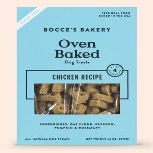 Bocce's Bakery Just Chicken & Pumpkin Biscuits Dog Treats, 14 oz