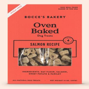 Bocce's Bakery Just Salmon & Sweet Potato Biscuits Dog Treats, 14 oz
