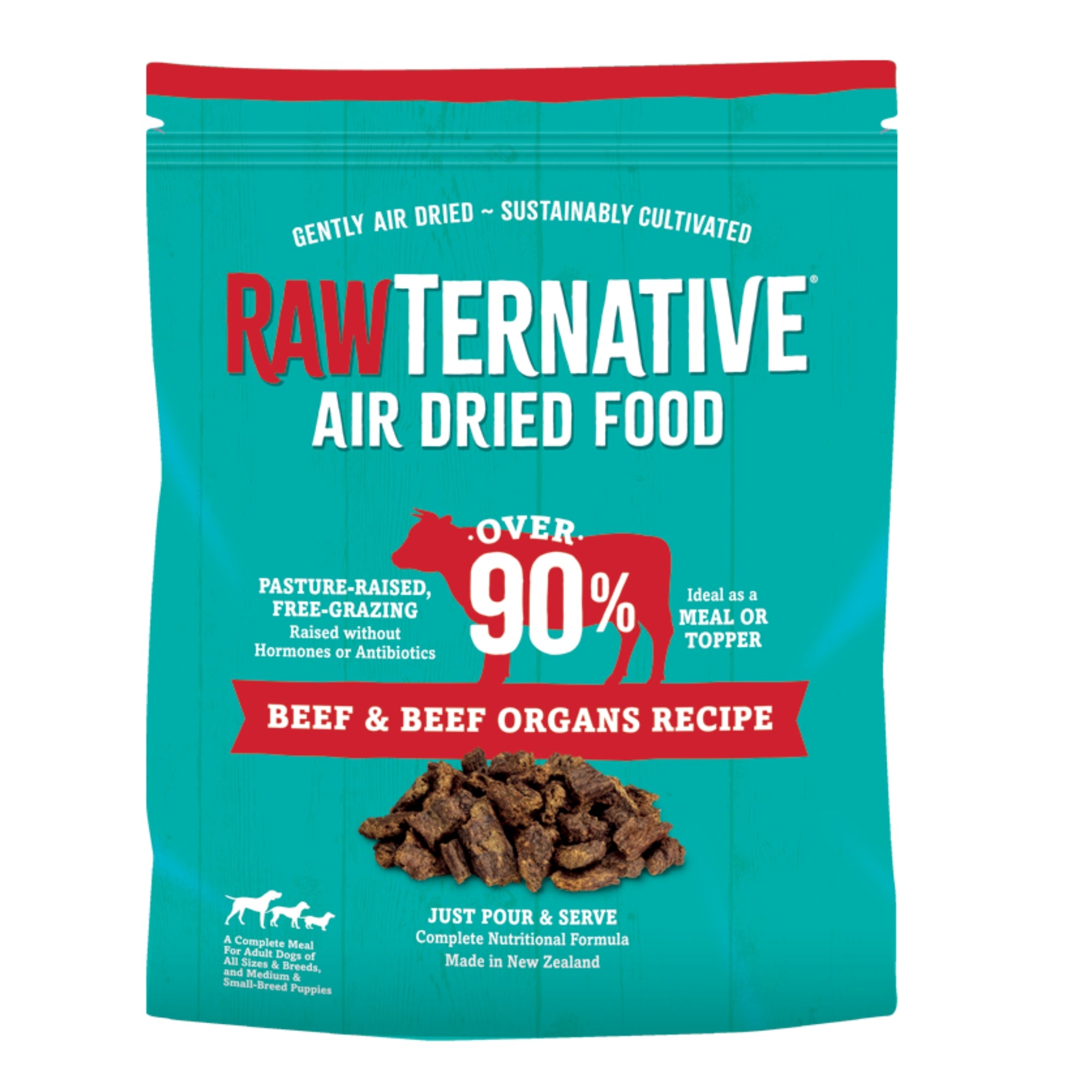 Grandma Mae's RawTernative Air-Dried Dog Food, Beef & Beef Organs - Image 2
