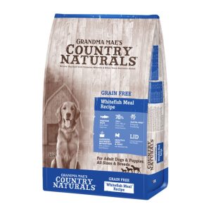 Grandma Mae's Country Naturals Grain-Free Whitefish Meal Dry Dog Food, 12 lb