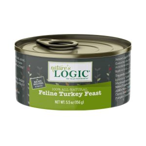 Nature's Logic Feline Turkey Feast Canned, 5.5 oz (Case of 24)