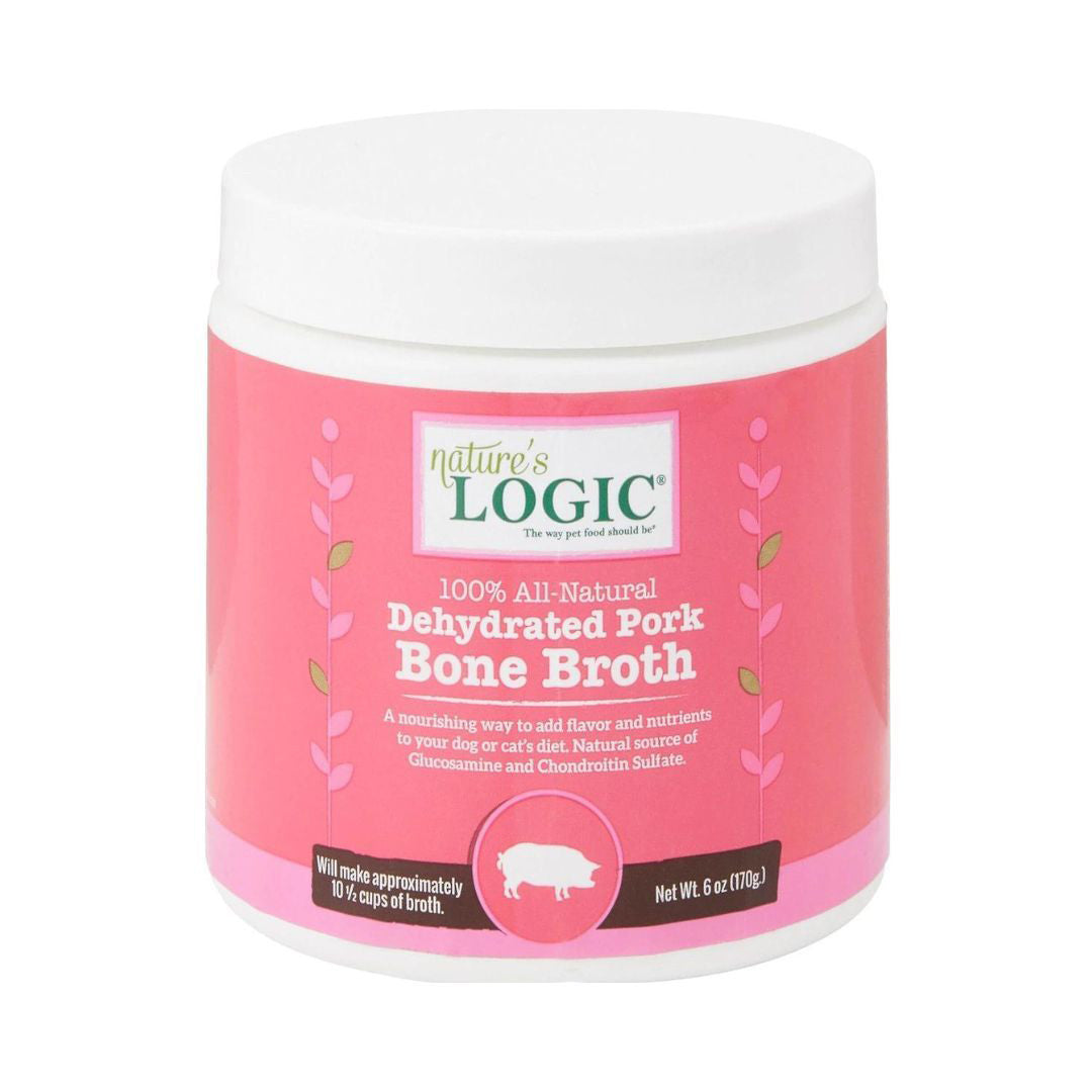 Nature's Logic Dehydrated Pork Bone Broth for Dogs, 6 oz