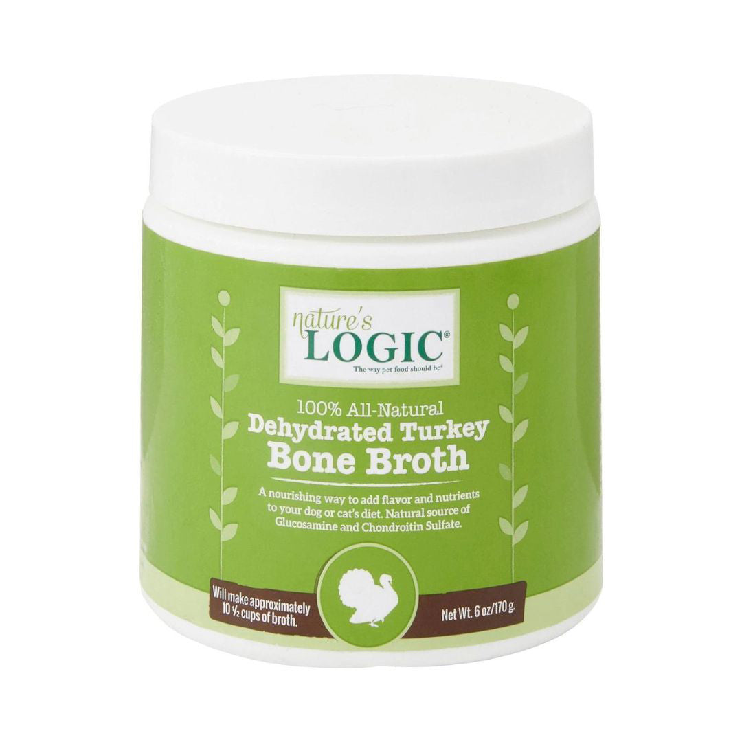 Nature's Logic Dehydrated Turkey Bone Broth for Dogs, 6 oz