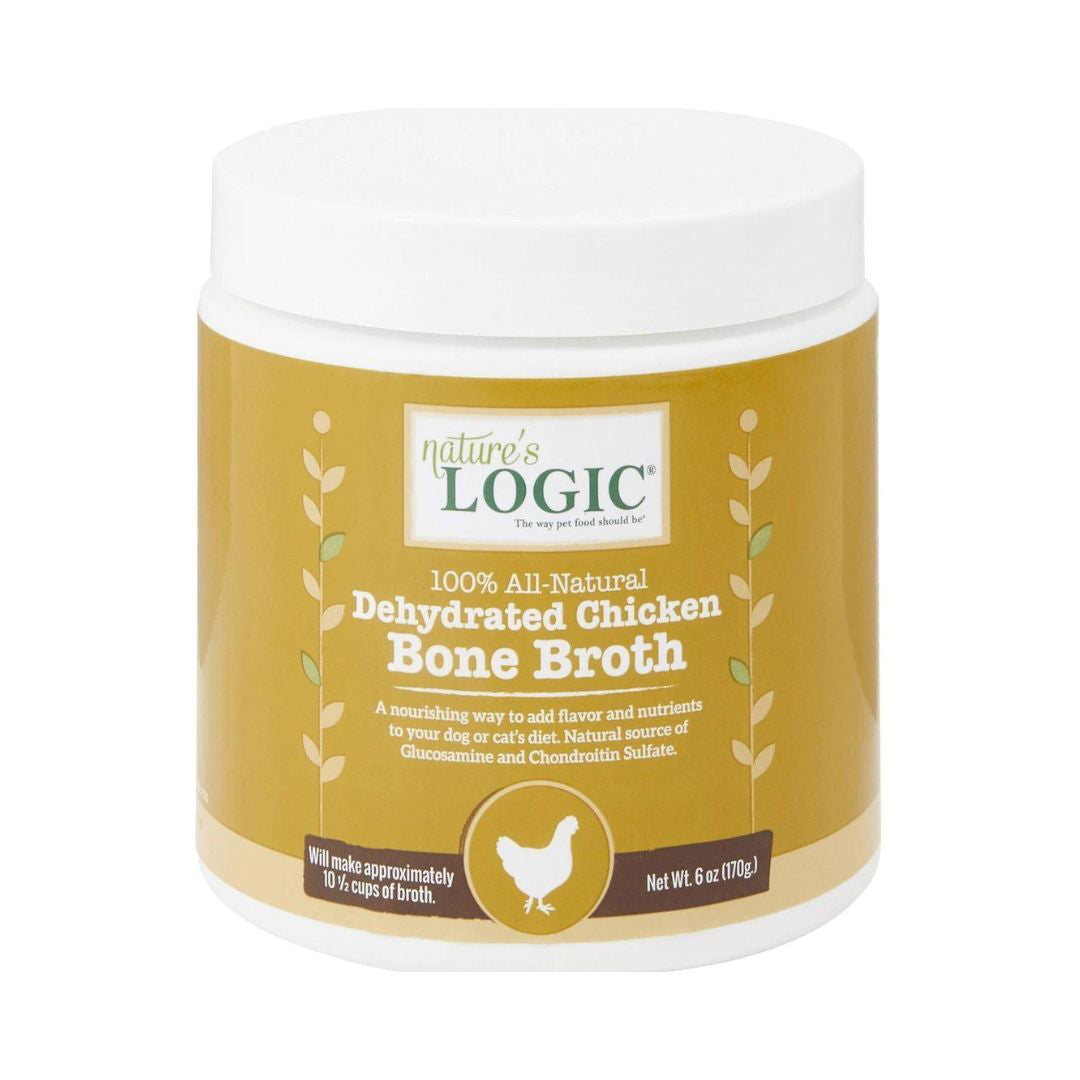 Nature's Logic Dehydrated Chicken Bone Broth for Dogs, 6 oz