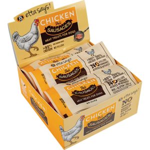 Etta Says! Sausage Links Chicken Dog Treats, 12 Count