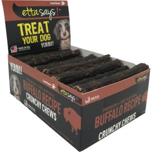 Etta Says! Premium Buffalo Chew, 7 in Dog Treats, 20 Count