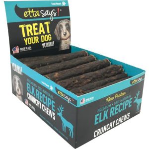 Etta Says! Crunchy Elk Chew, 7 in Dog Treats, 20 Count