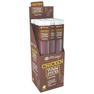 Etta Says! Yumm Sticks Chicken Display Box Dog Treats, 24 Count