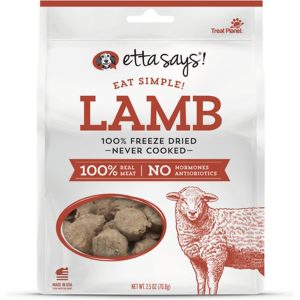 Etta Says! Eat Simple Freeze-Dried Lamb Dog Treats, 2.5 oz