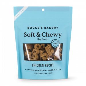 Bocce's Bakery Soft & Chewy Chicken Dog Treats, 6 oz