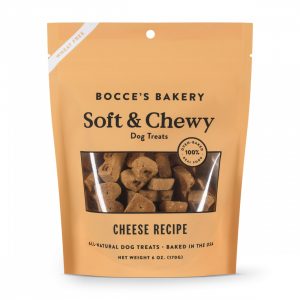 Bocce's Bakery Soft & Chewy Cheese Dog Treats, 6 oz