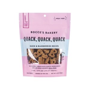 Bocce's Bakery Soft & Chewy Quack Quack Dog Treats, 6 oz