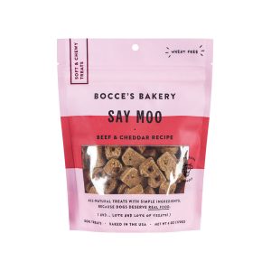 Bocce's Bakery Soft & Chewy Say Moooo Dog Treats, 6 oz