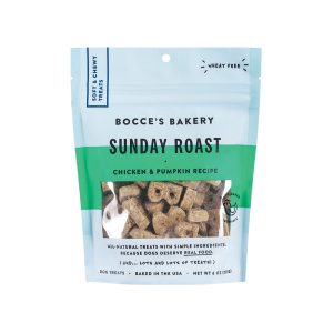 Bocce's Bakery Soft & Chewy Sunday Roast Dog Treats, 6 oz