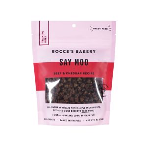 Bocce's Bakery Training Bites Say Moooo Dog Treats, 6 oz