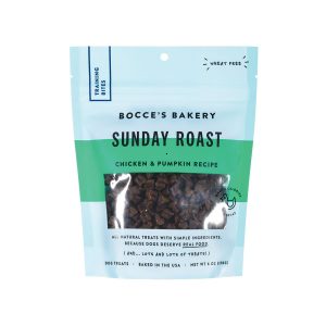 Bocce's Bakery Training Bites Sunday Roast Dog Treats, 6 oz
