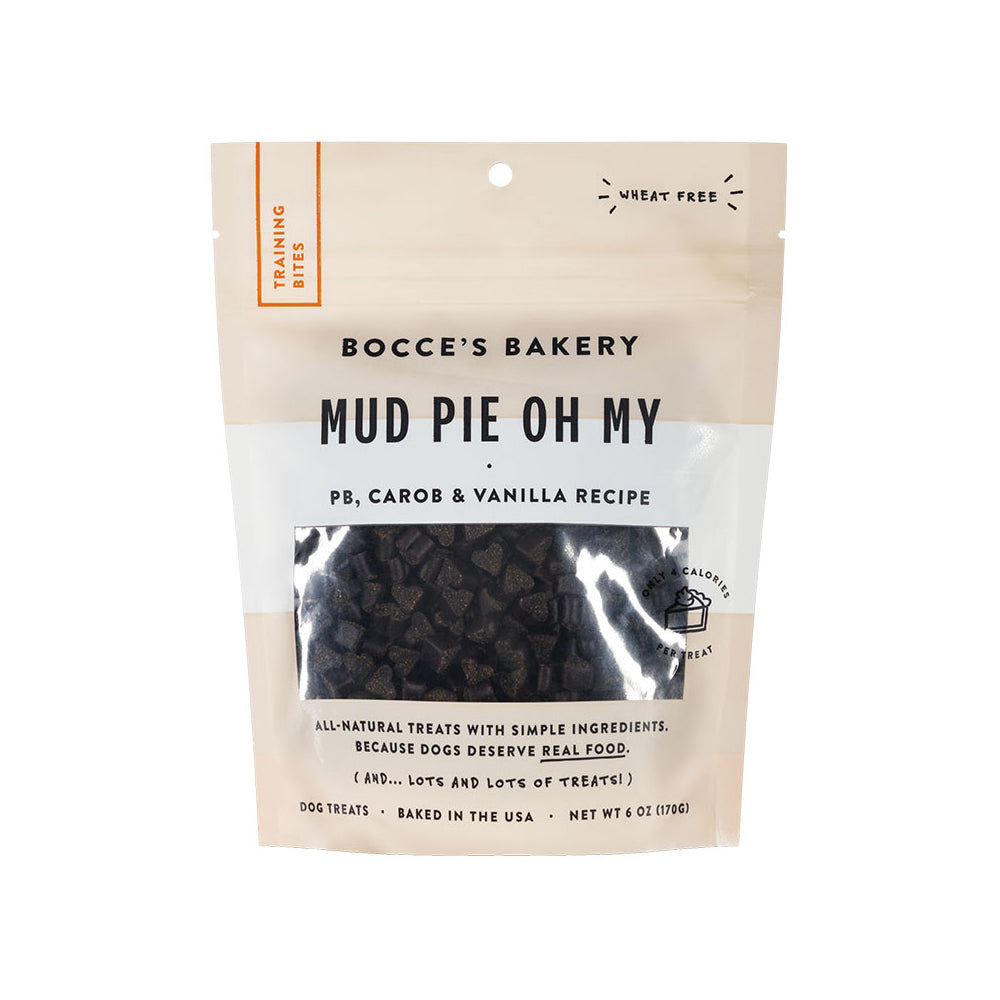 Bocce's Bakery Training Bites Mud Pie Dog Treats, 6 oz