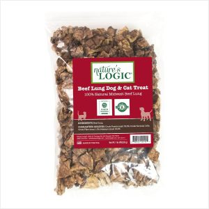Nature's Logic Beef Lung Dog Treats, 1 lb