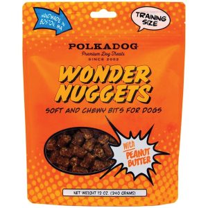 Polka Dog Bakery Wonder Nuggets Peanut Butter , 12 oz
