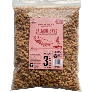 Polka Dog Bakery Salmon Says Training Bits Bulk Dog Treats, 5 lb