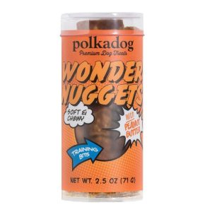Polka Dog Bakery Wonder Nuggets Peanut Butter Mini , 2.5 oz