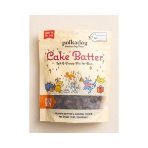 Polka Dog Bakery Cake Batter Nuggets Dog Treats, 10 oz