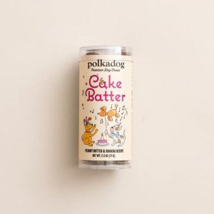 Polka Dog Bakery Cake Batter Nuggets Tube Dog Treats, 2.5 oz