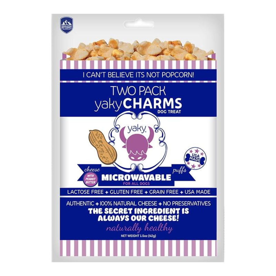 Himalayan Dog Yaky Charms Peanut Butter Dog Chew, 1.5 oz 2 Pack