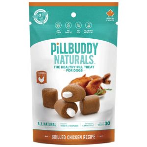 Presidio Pill Buddy Natural Chicken Dog Treats, 30 Count