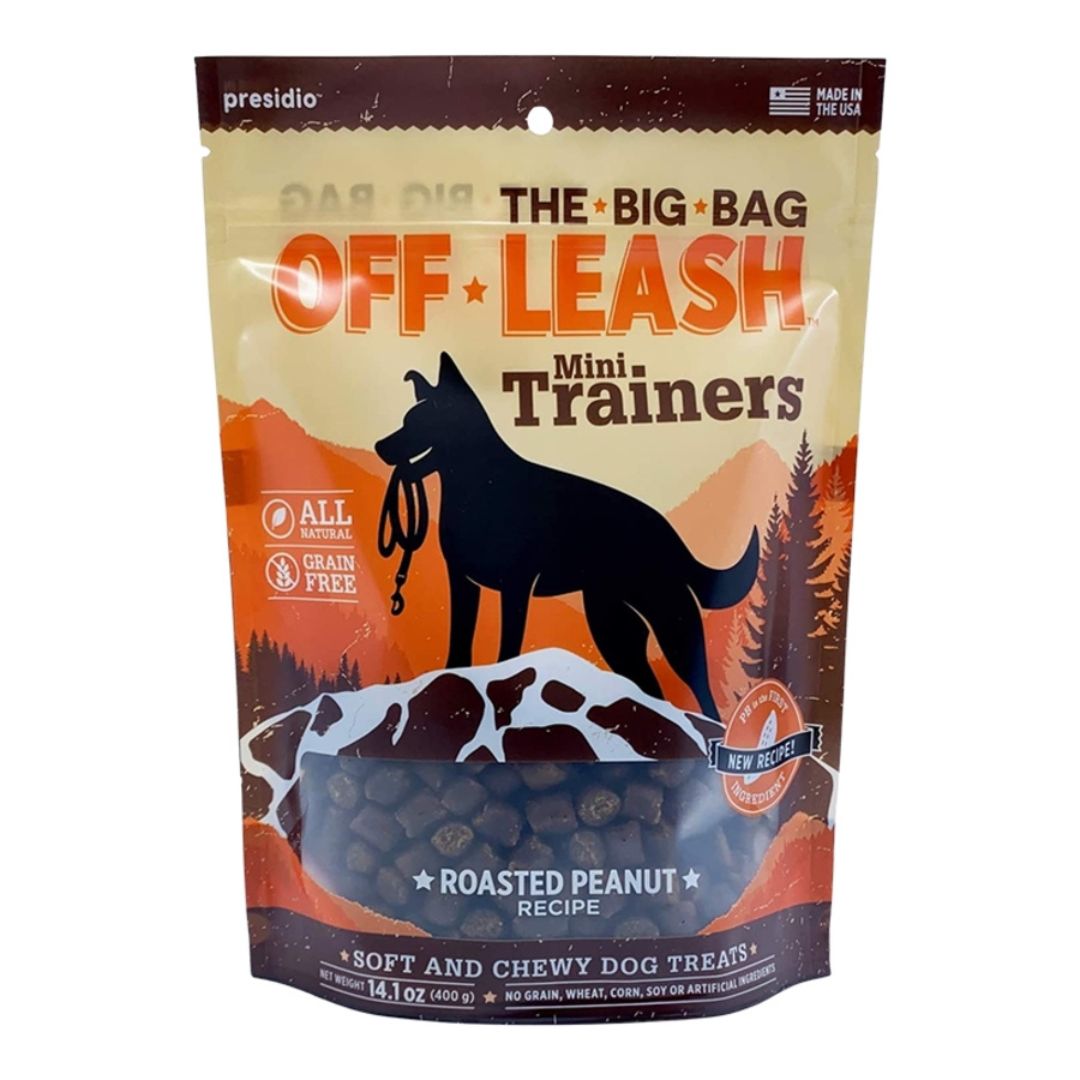 Presidio Off Leash Grain-Free Roasted Peanut Dog Treats - Image 2