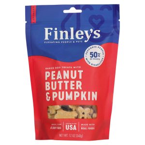 Finley's Crunchy Biscuits Peanut Butter & Pumpkin , 12 oz