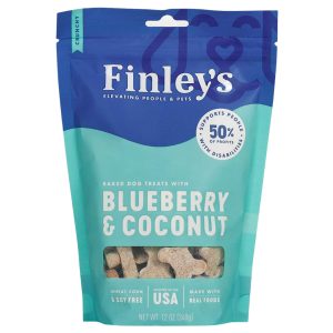 Finley's Crunchy Biscuits Blueberry & Coconut , 12 oz