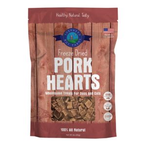 Shepherd Boy Farms Freeze-Dried Pork Heart Treats for Dogs & Cats