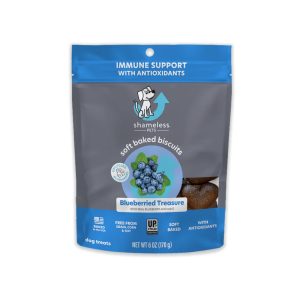 Shameless Pets Soft Baked Blueberry & Mint Dog Biscuits, 6 oz