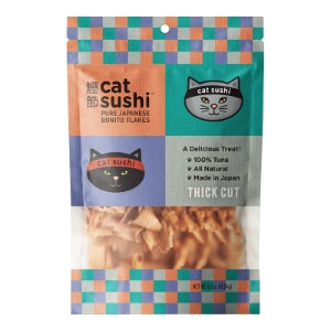 Earthly Pet Sushi Thick Cut Bonito Flakes for Cats, 0.7 oz