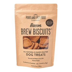 Portland Pet Food Bacon Brew Dog Biscuits, 5 oz