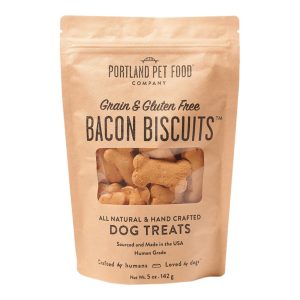 Portland Pet Food Grain-Free Bacon Dog Biscuits, 5 oz