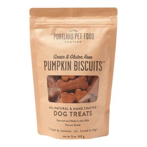 Portland Pet Food Grain-Free Pumpkin Dog Biscuits, 5 oz
