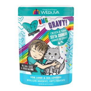 BFF OMG Seeya Wet Cat Food, Chicken & Tuna Dinner in Gravy, 2.8 oz (Case of 12)