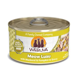 Weruva Meow Luau Grain-Free Wet Cat Food, Mackerel & Pumpkin
