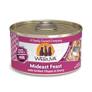 Weruva Mideast Feast Grain-Free Wet Cat Food, Grilled Tilapia