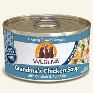 Weruva Grandma's Chicken Soup Grain-Free Wet Cat Food, Chicken & Pumpkin