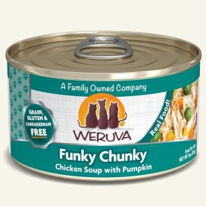 Weruva Funky Chunky Chicken Soup Grain-Free Wet Cat Food, Chicken