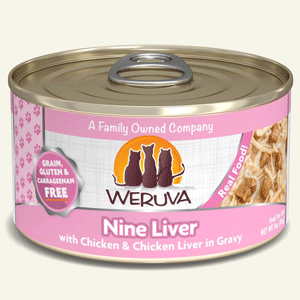 Weruva Nine Liver Grain-Free Wet Cat Food, Chicken & Chicken Liver