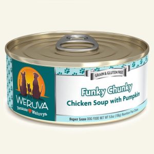 Weruva Funky Chunky Chicken Soup Grain-Free Wet Dog Food