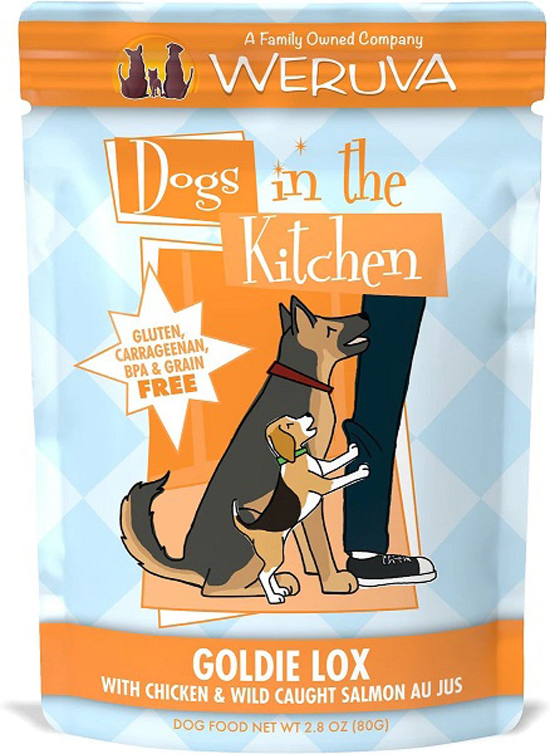 Dogs in the Kitchen Goldie Lox Au Jus Wet Dog Food, 2.8 oz Pouch (Case of 12)